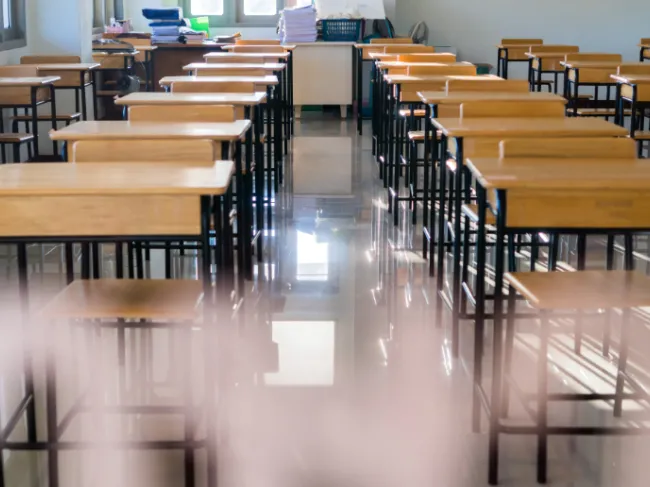 desks in school